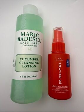 Skincare SOS Bundle: Mario Badescu + Tower 28